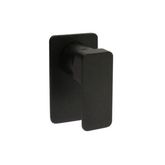Axus Shower/Bath Streamline Mixer Black Small Back Plate